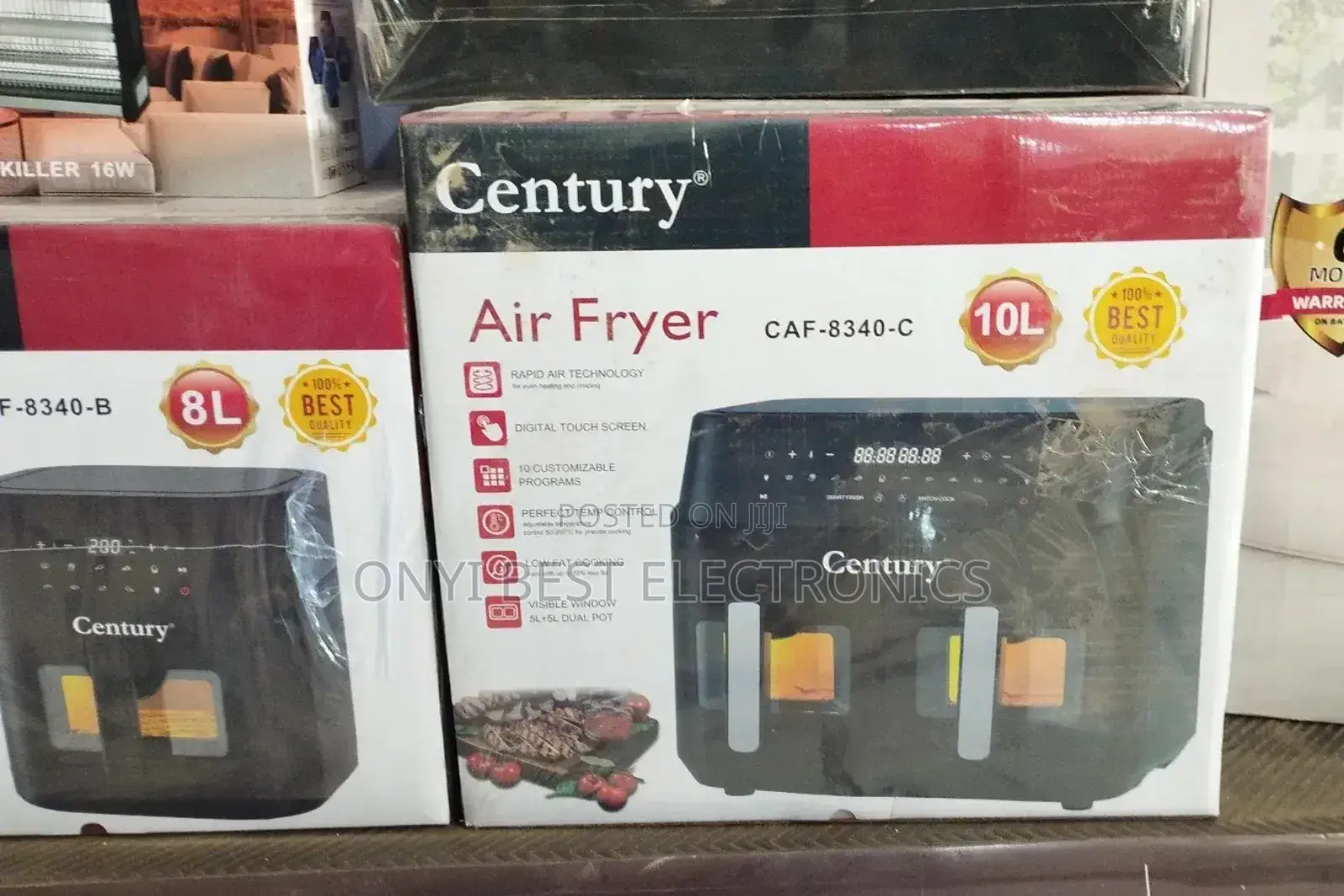 Century 10 Digital Torch Screen Air Fryer Caf-8340-C