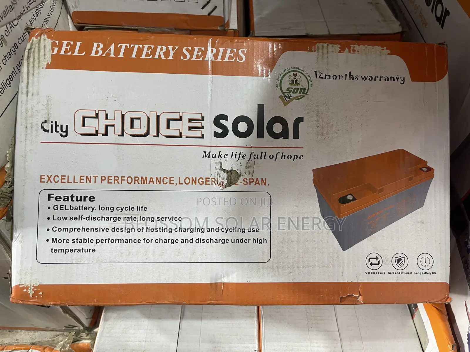 Very Strong 65ah Gel Battery
