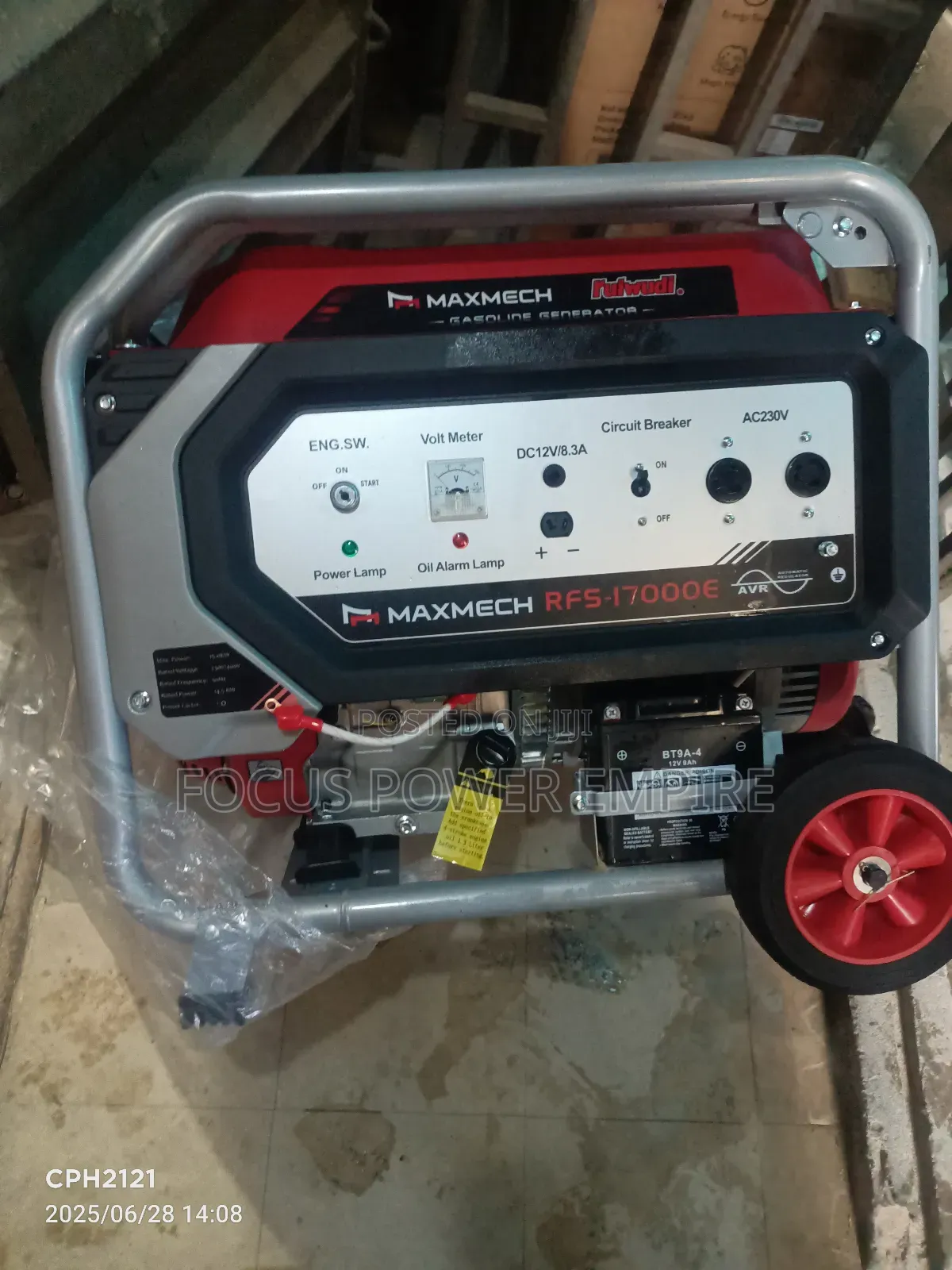 Original 15.0kva Max Much Gen Can With Free Oil Model.17000e