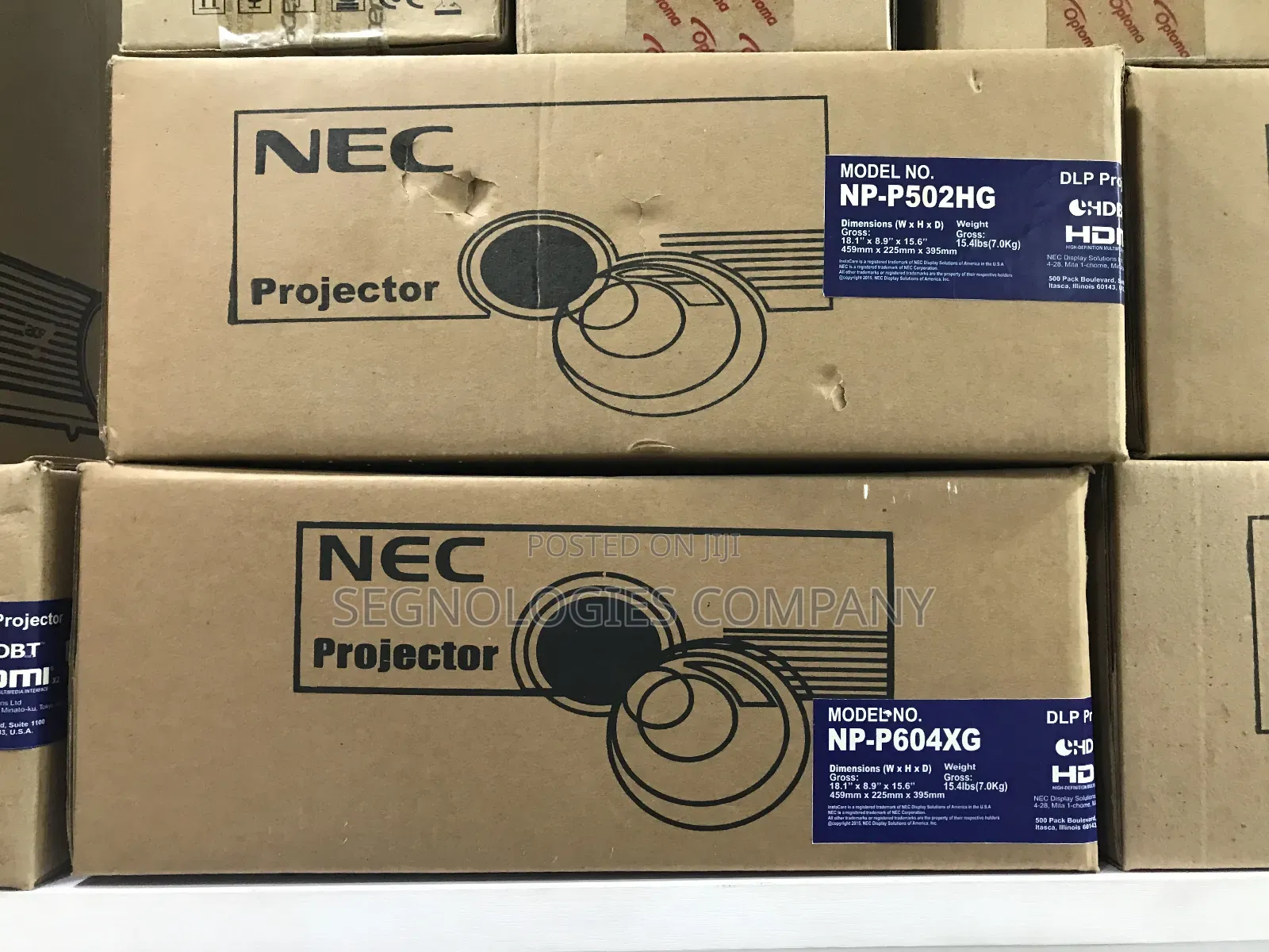 Nec Np-p603xg 6000 Lumens Professional 3lcd Projector