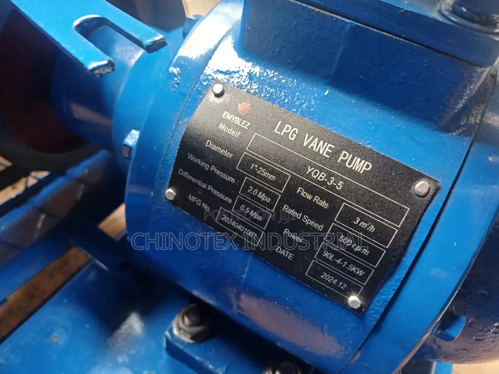 Electric Gas Pump 2hp 1" Discharge