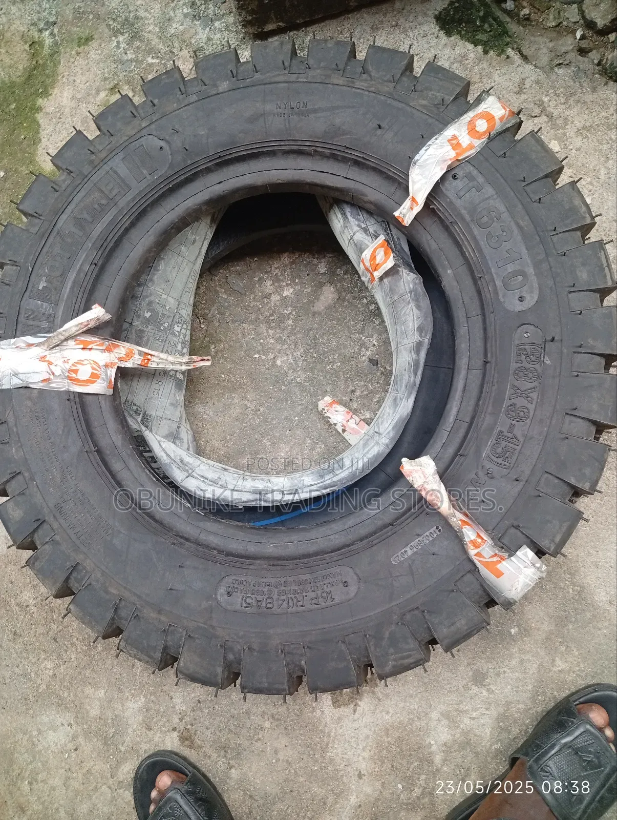 28x9-15 Tot Tyre (Tube Type)