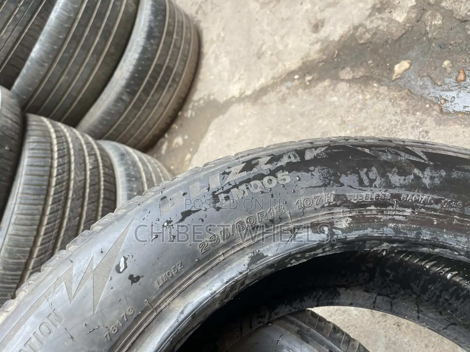 235/60/18 Bridgestone First Grade Tokunbor Tires