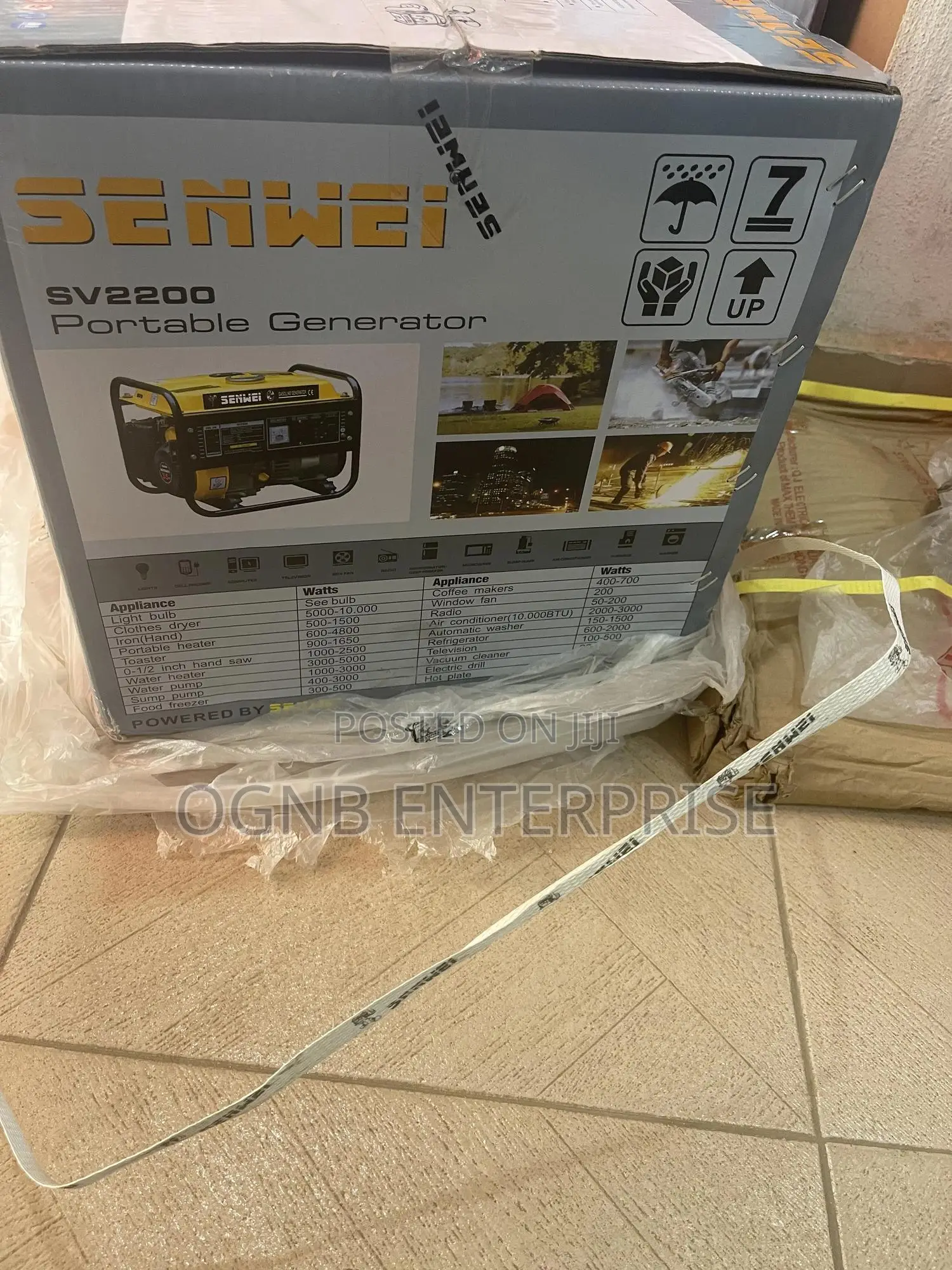 Senwei Sv220 Portable Generator