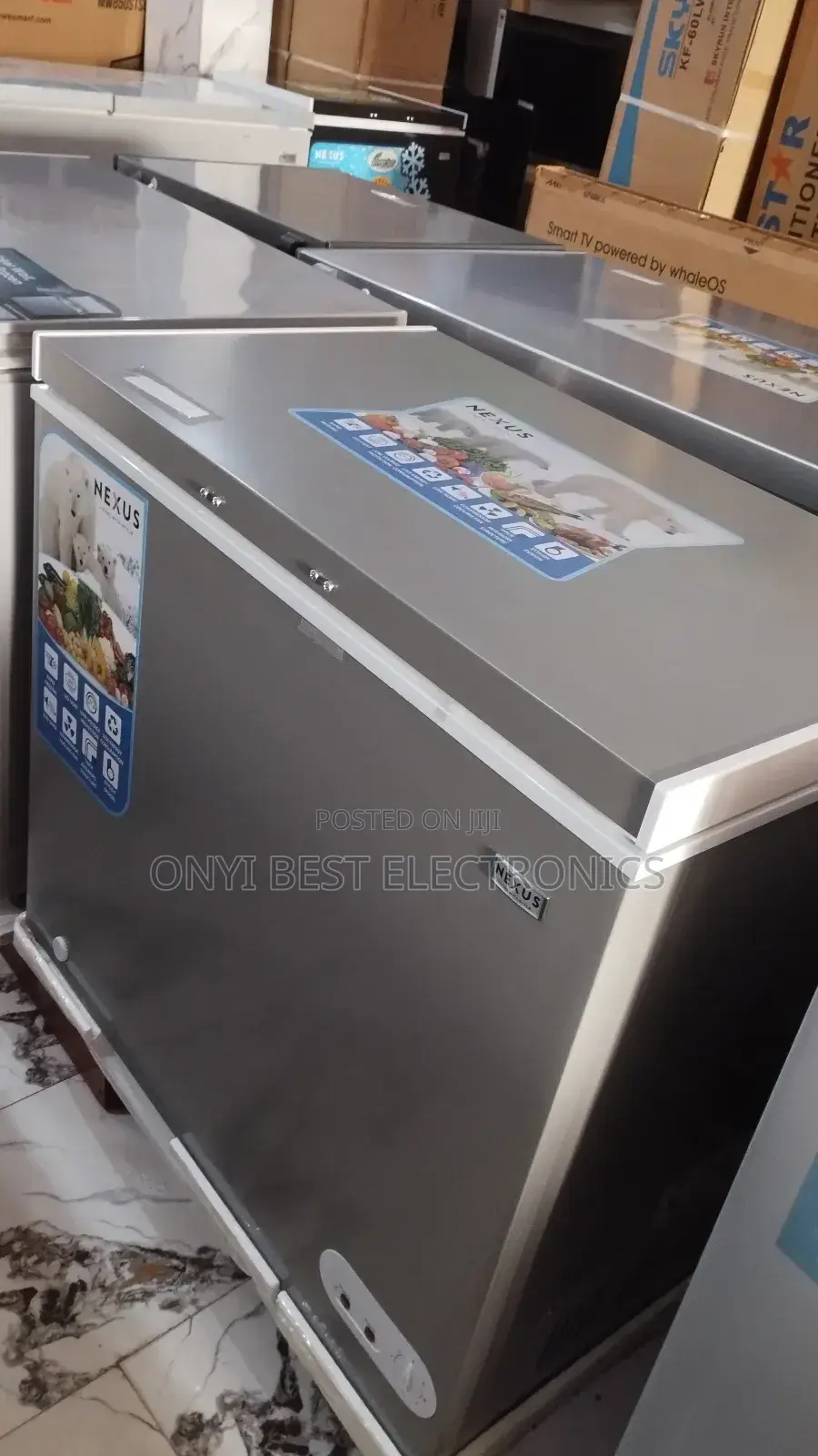 Nexus 265 Litres Chest Freezer | Nx 265 Silver