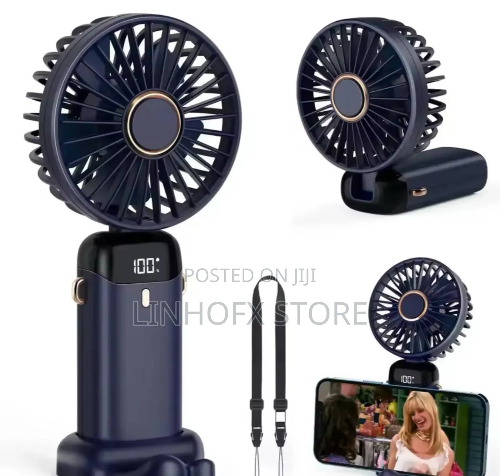 Portable Led Display Fan