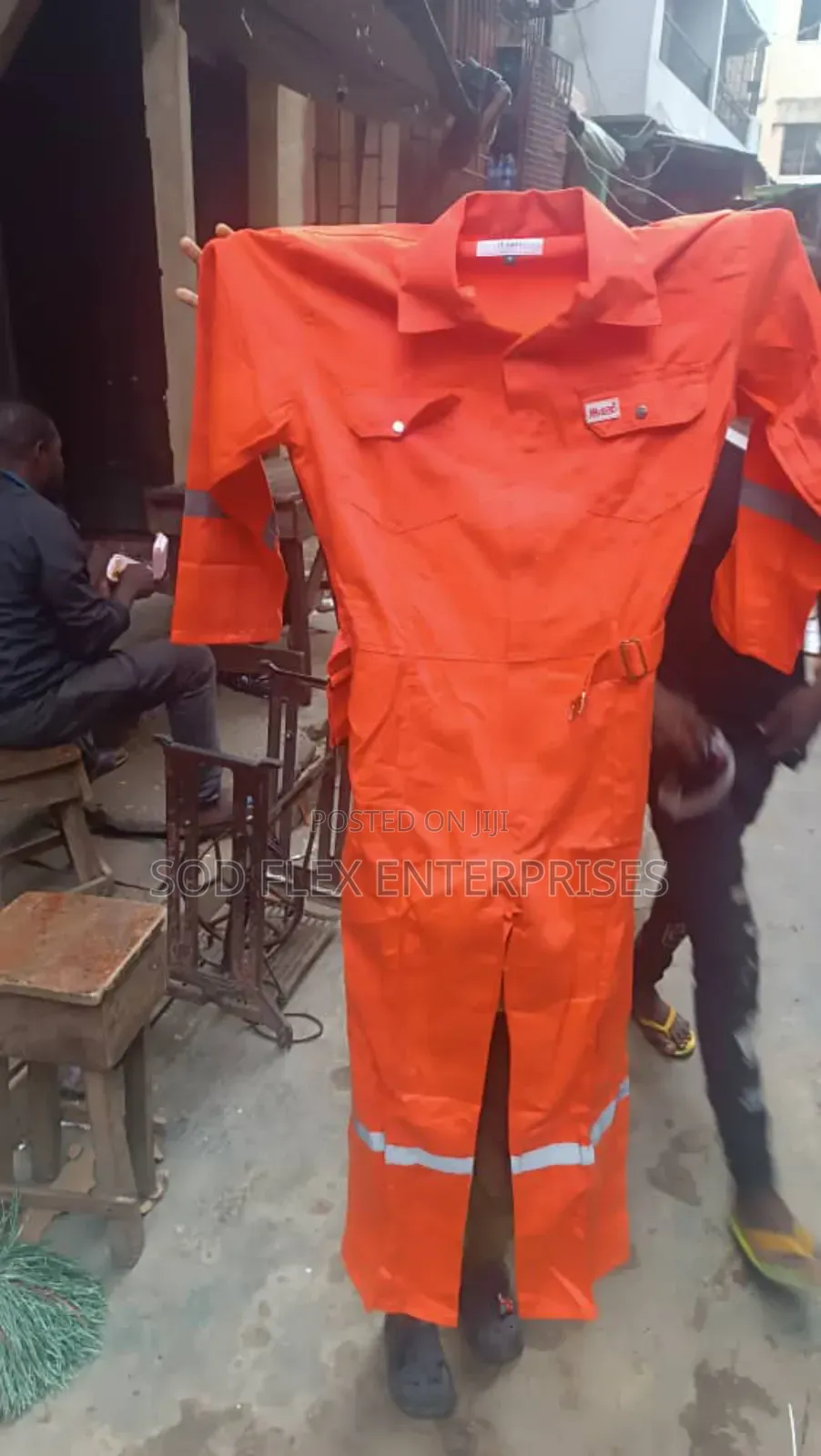 Orange Color Gown Imported Coverall