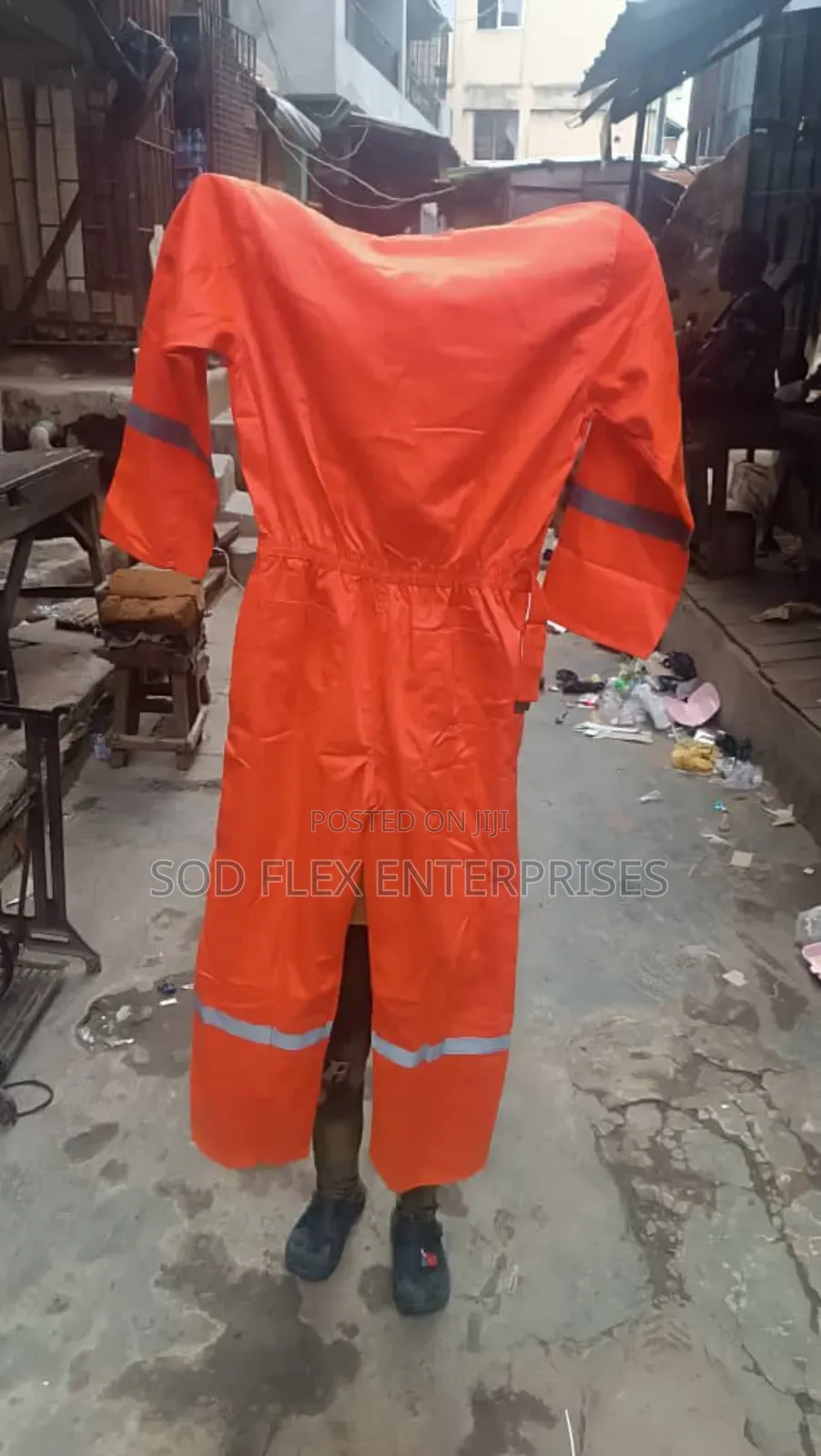 Orange Color Gown Imported Coverall