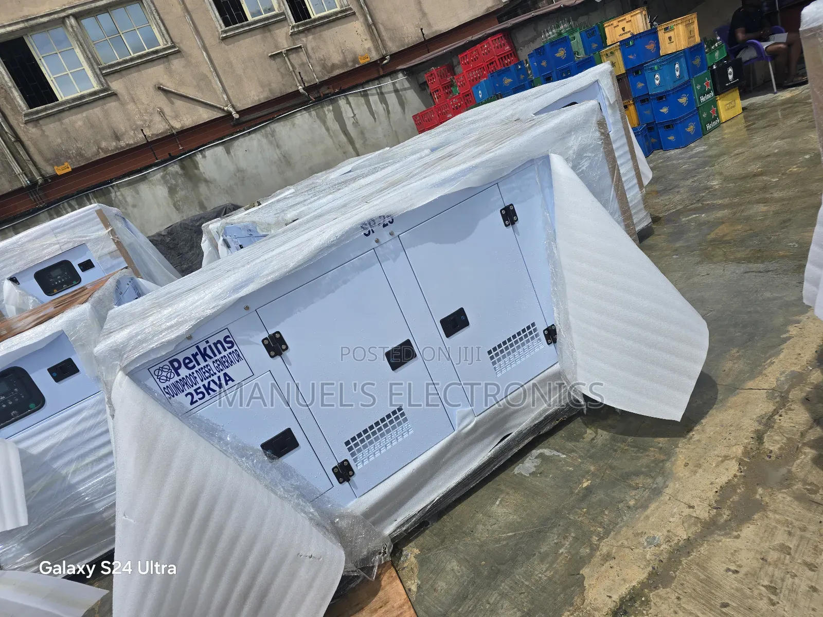 Sp25kva Perkins Diesel Soundproof Gen 2years Wty