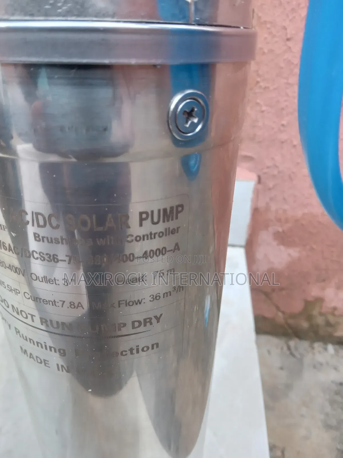 5.5hp Hybrid Ac/Dc Solar Submersible Pump