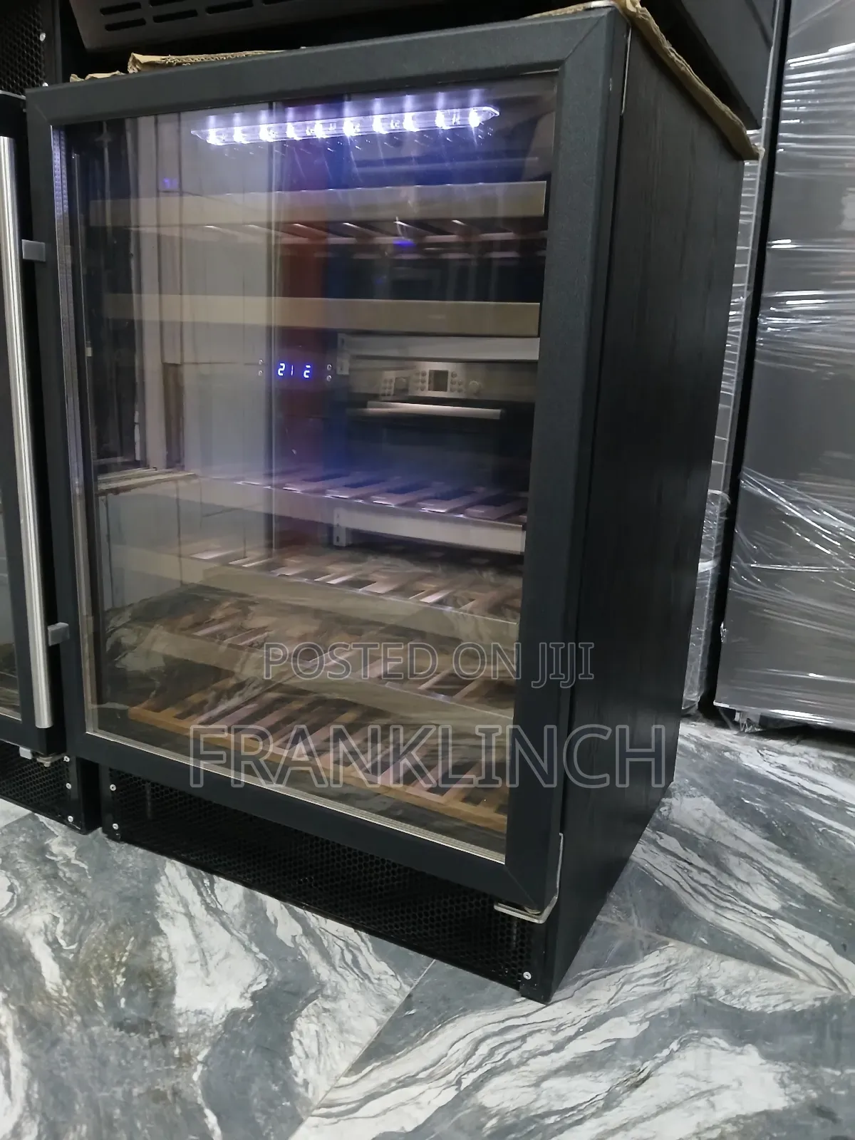 Caple 60cm Wooden Shelves Under Counter Wine Chiller