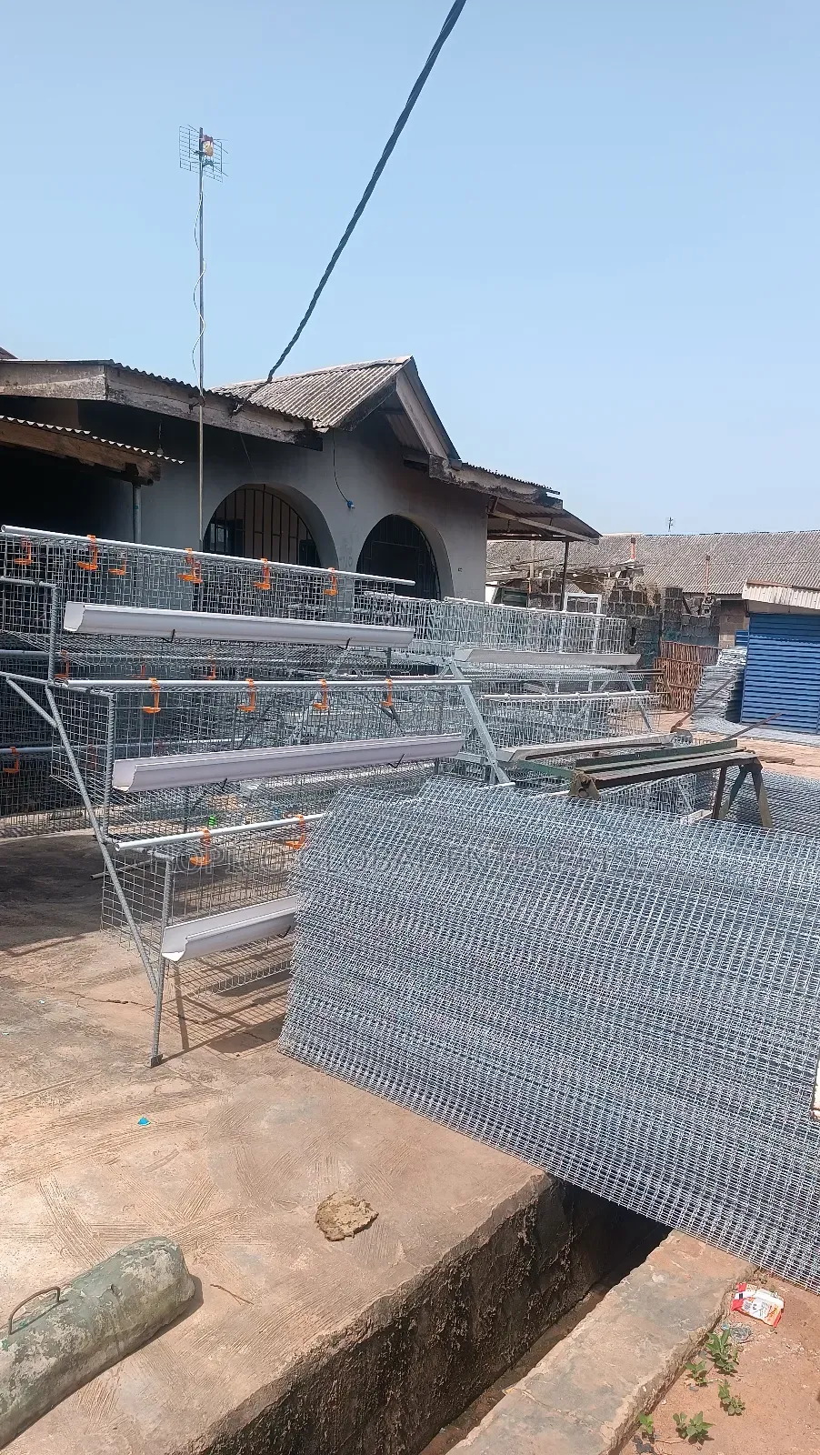 Commercial Poultry Cage Fabrication Workshop