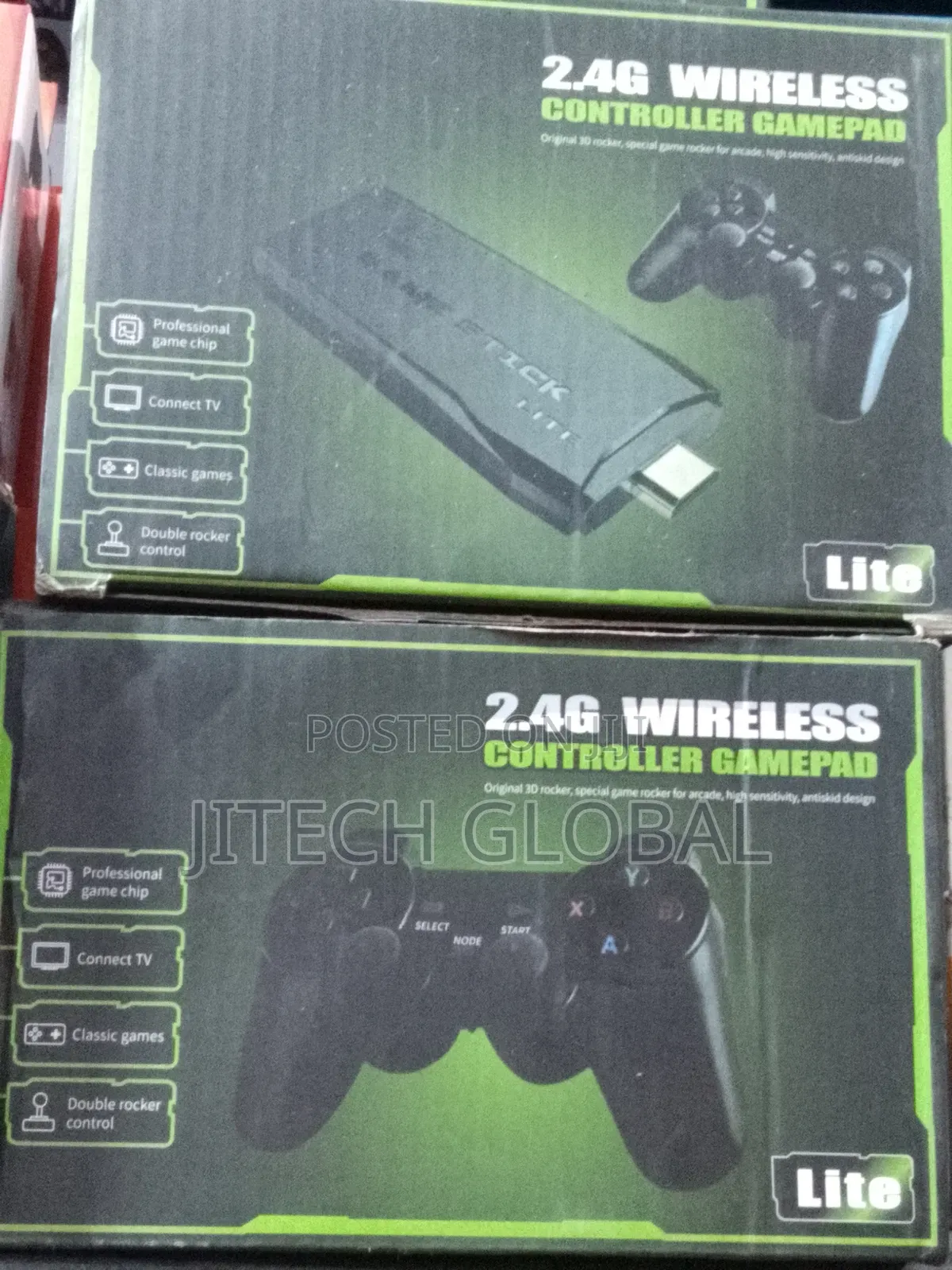 2.4g Wireless Controller Gamepad With Ultra Hd Game Stick