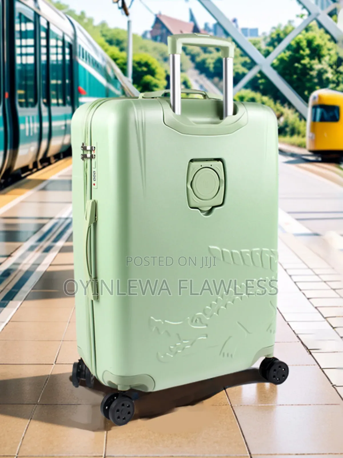 28-inch Katile Crocodile Extra Large Unisex Suitcase Trolley