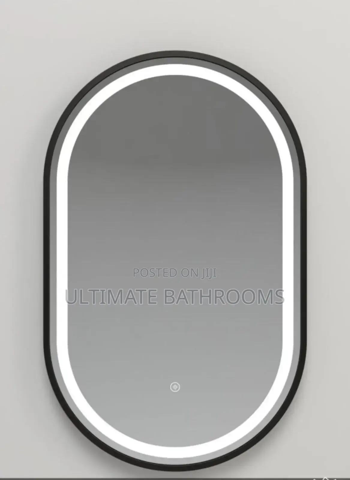 80x60cm Bathroom Mirror With Black Frame