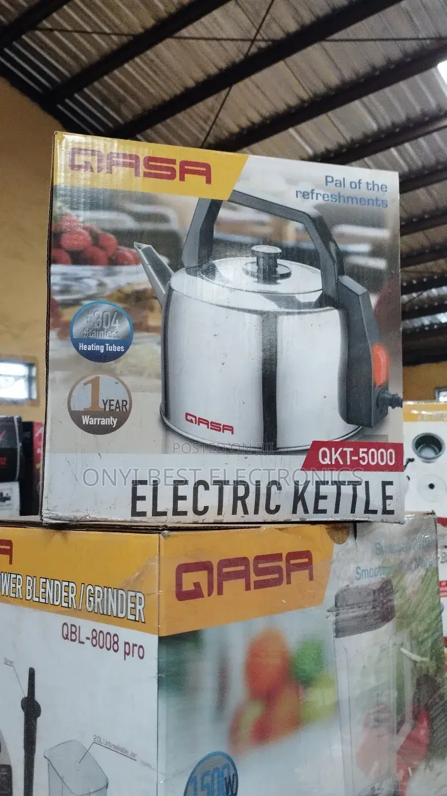 Qasa Electric Kettle- 4.1l - 2000w