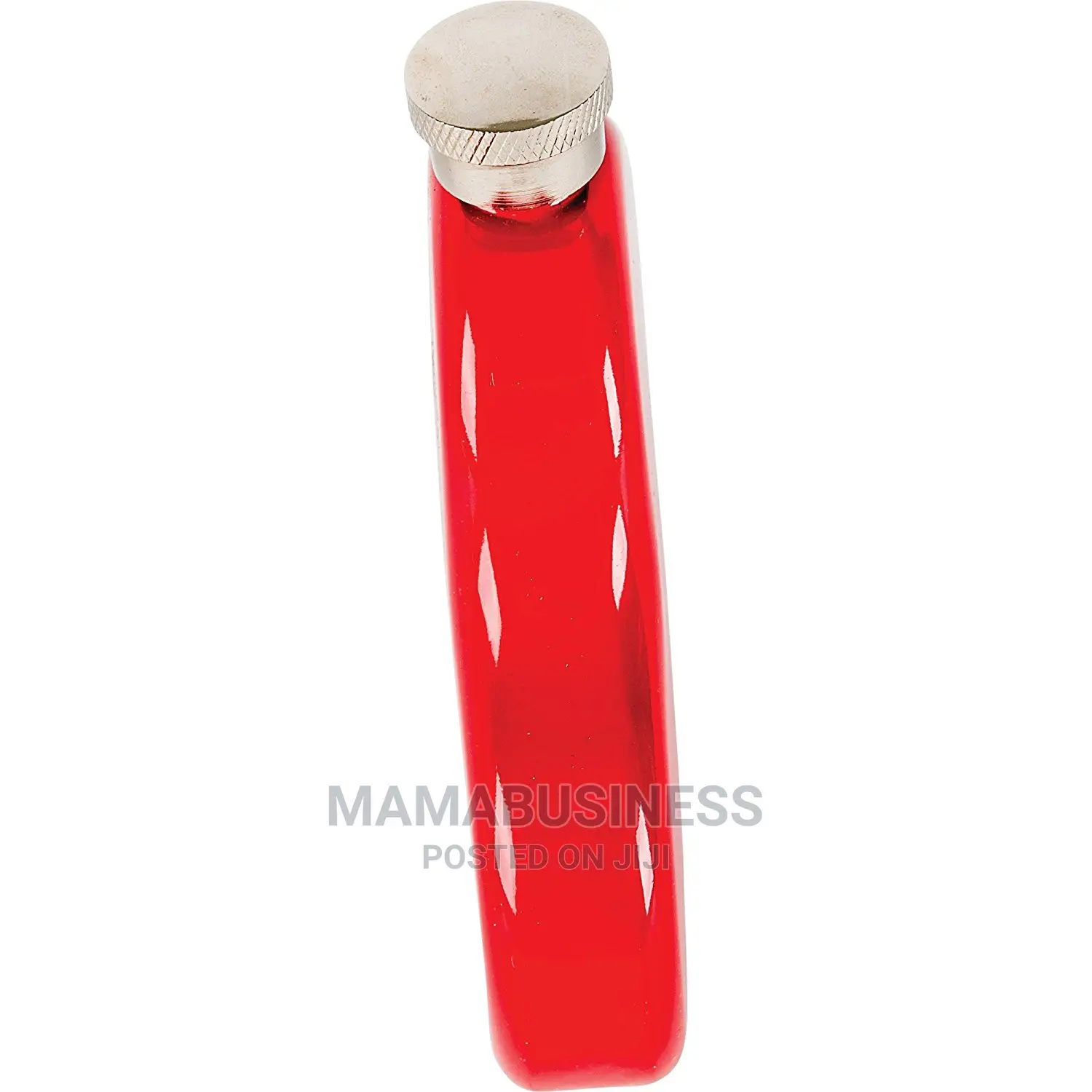 Heart-Shaped Stainless Steel Hip Liquor Flask - Red