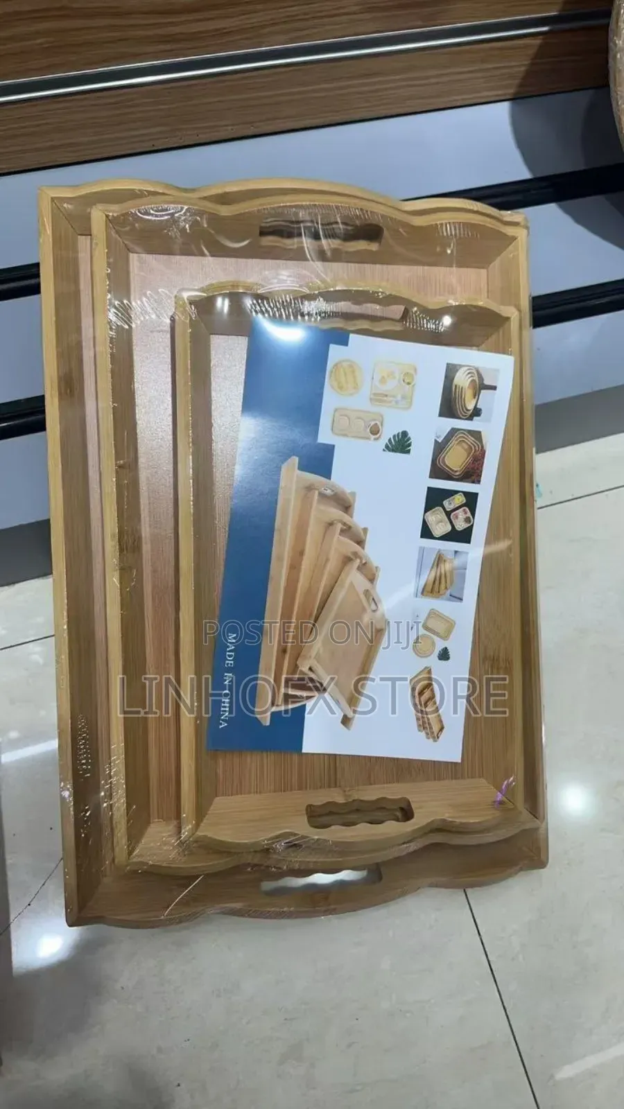 Wooden 3in1 Bamboo Tray