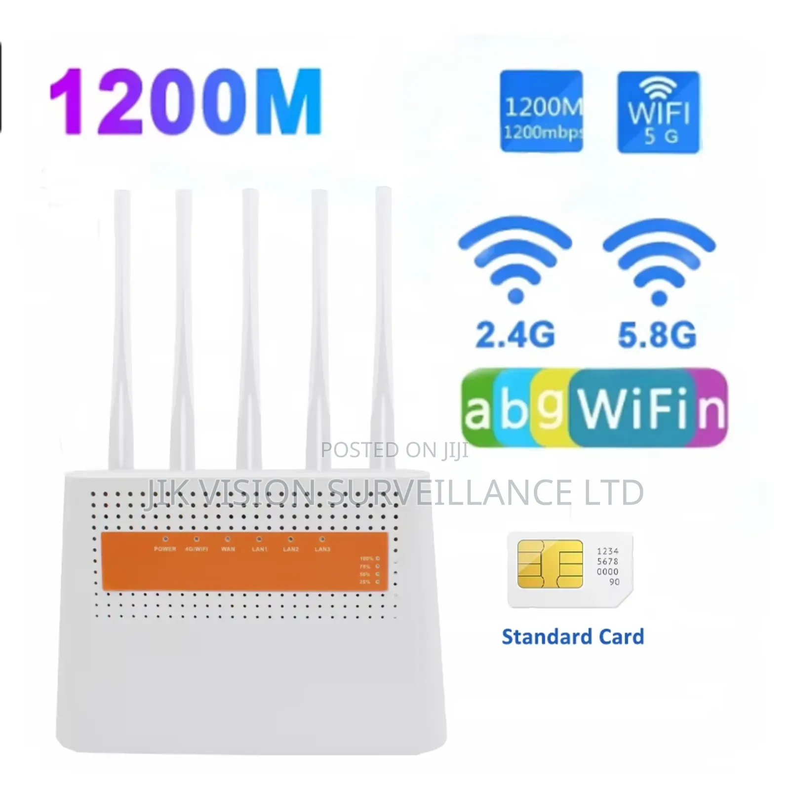4g Universal Wifi Router Original With Battery Backup