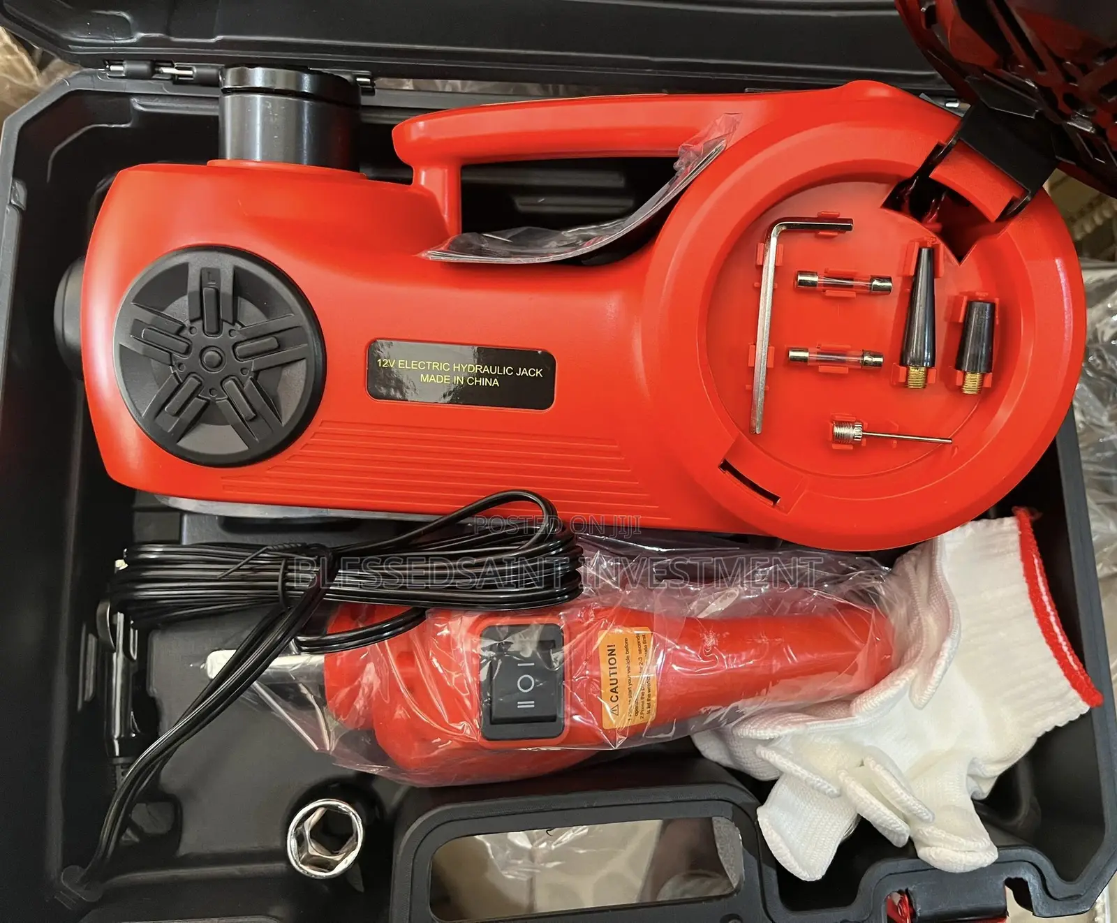 Automatic Electric Hydraulic Air Jack 5in1 5 Tones