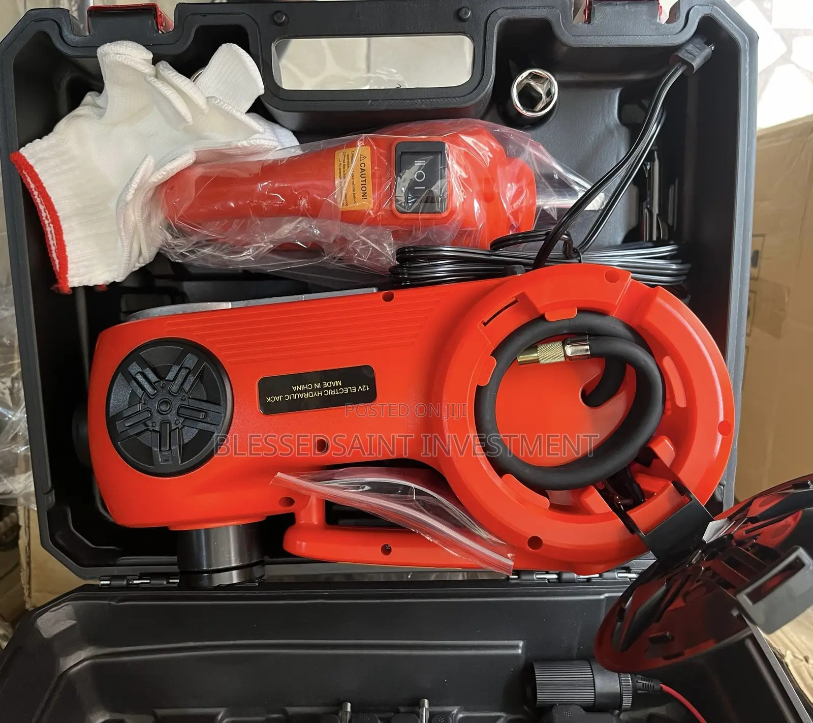 Automatic Electric Hydraulic Air Jack 5in1 5 Tones