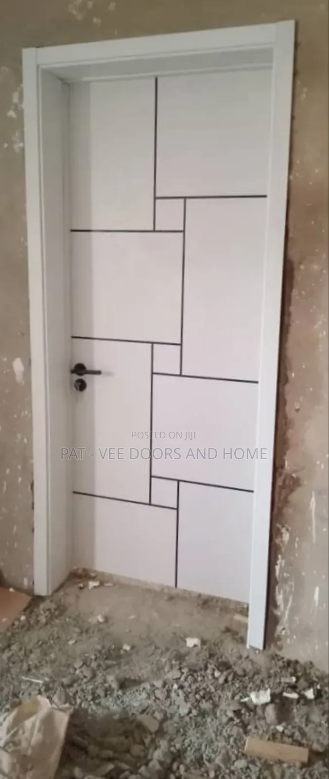 White Wooden Door 3ft by 7.