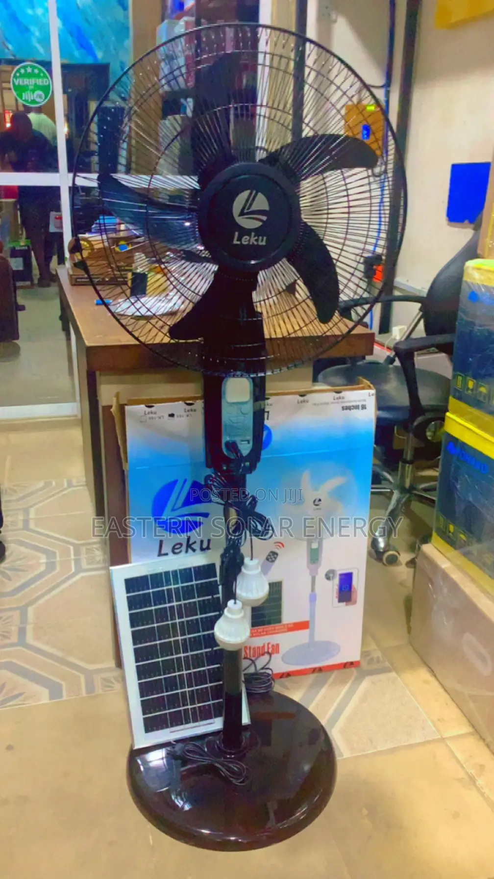 Leku Solar Fan 16inches