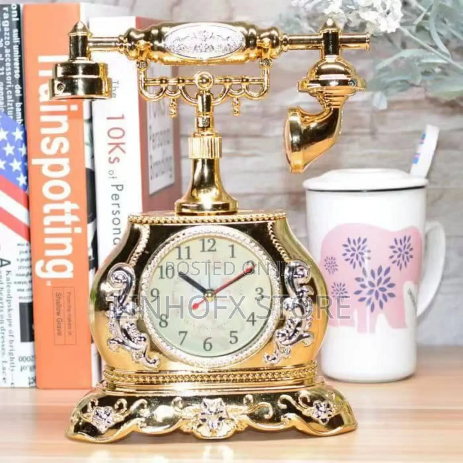 Gold Alarm Clock