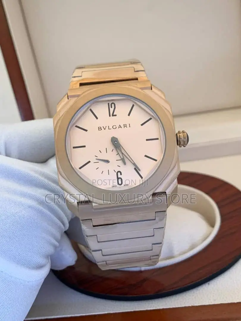 Bvlgari Quality Luxury Men Chain Strap Wristwatch