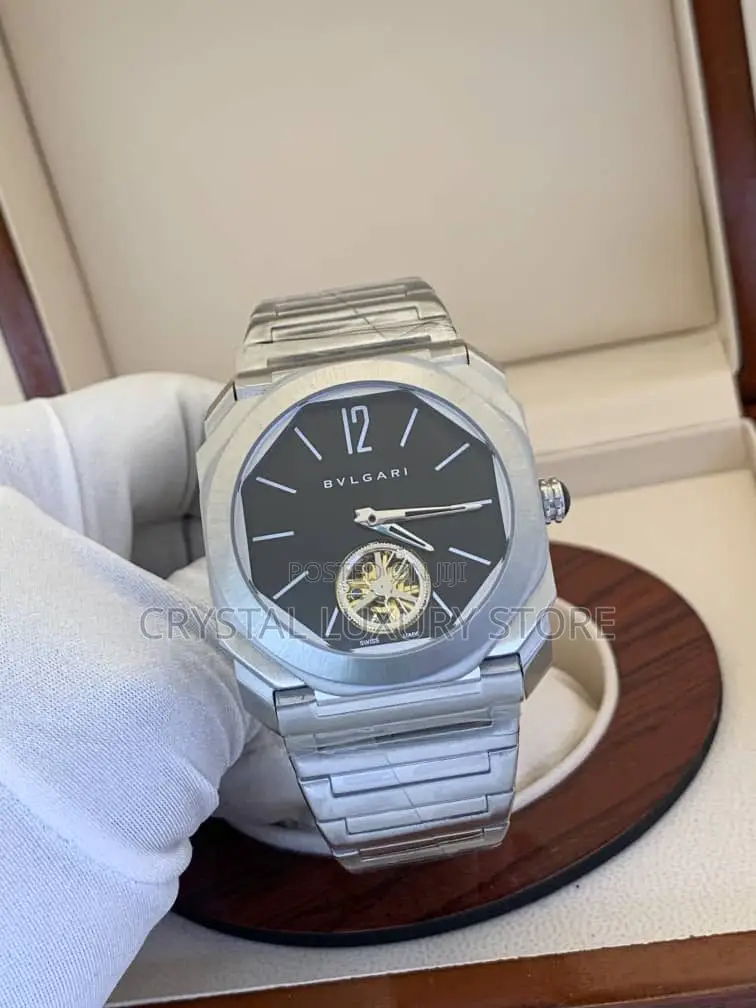 Bvlgari Quality Luxury Men Chain Strap Wristwatch