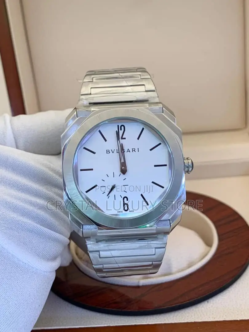 Bvlgari Quality Luxury Men Chain Strap Wristwatch