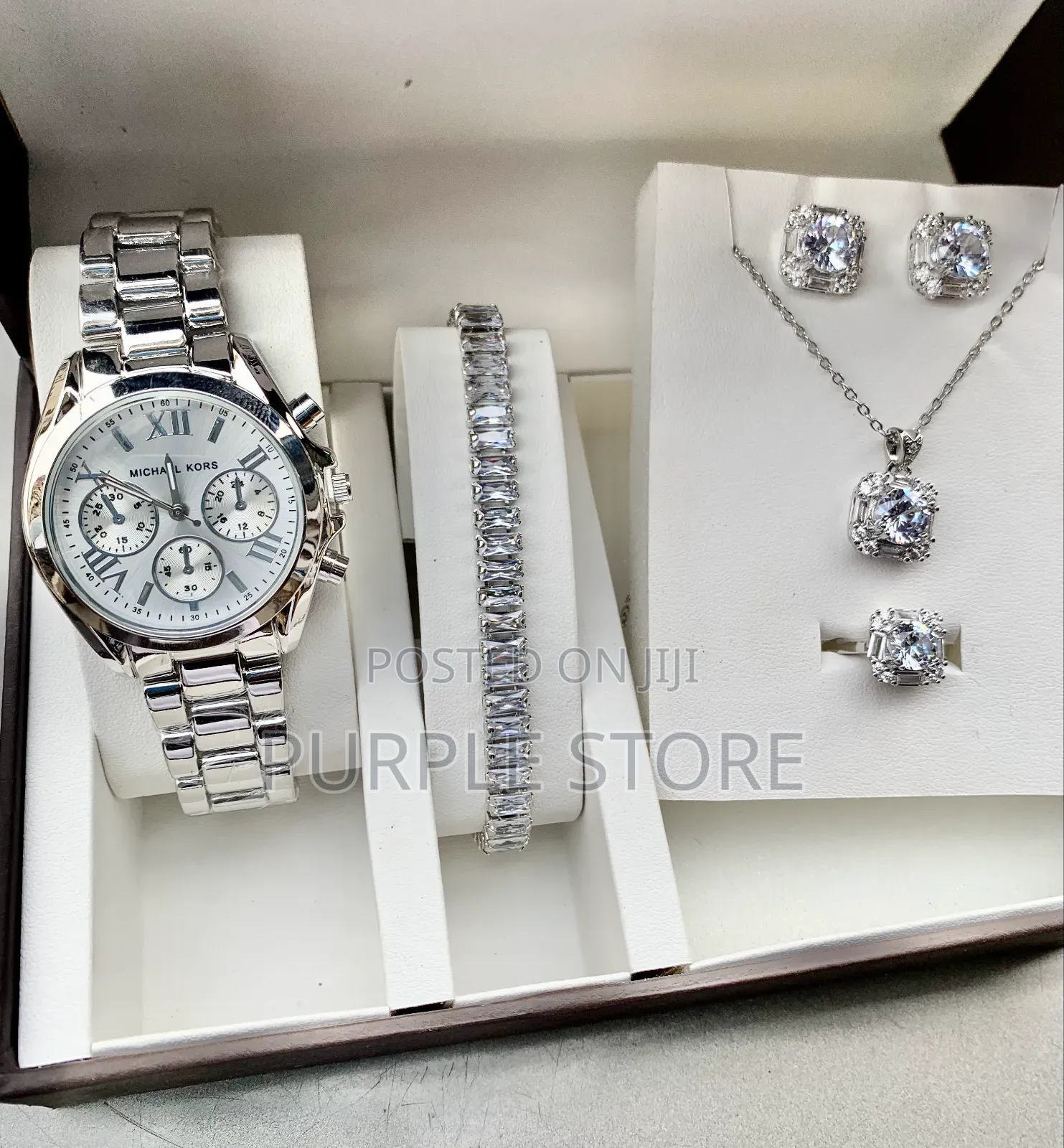 Michael Kors Female Watch, Necklace, Etc Quality Gift Combo