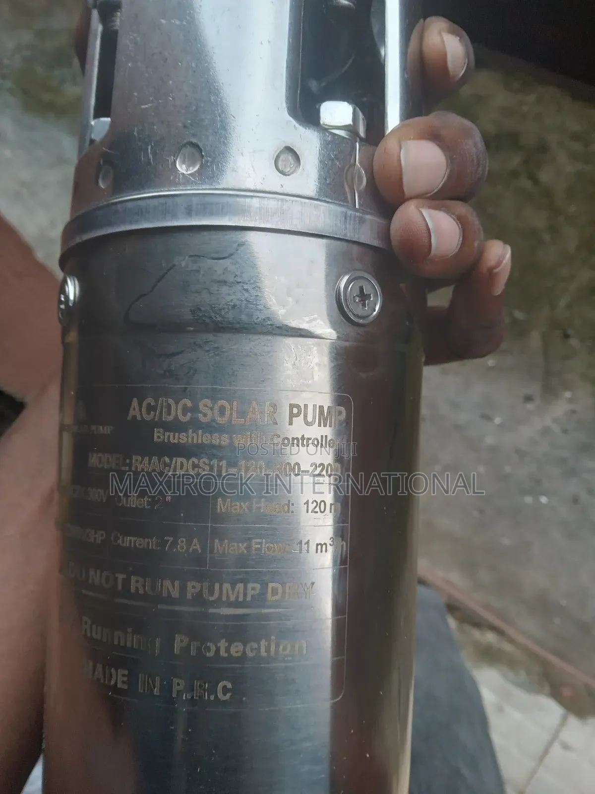 3hp Hybrid Ac/Dc Solar Submersible Pump 2 Inch Outlet