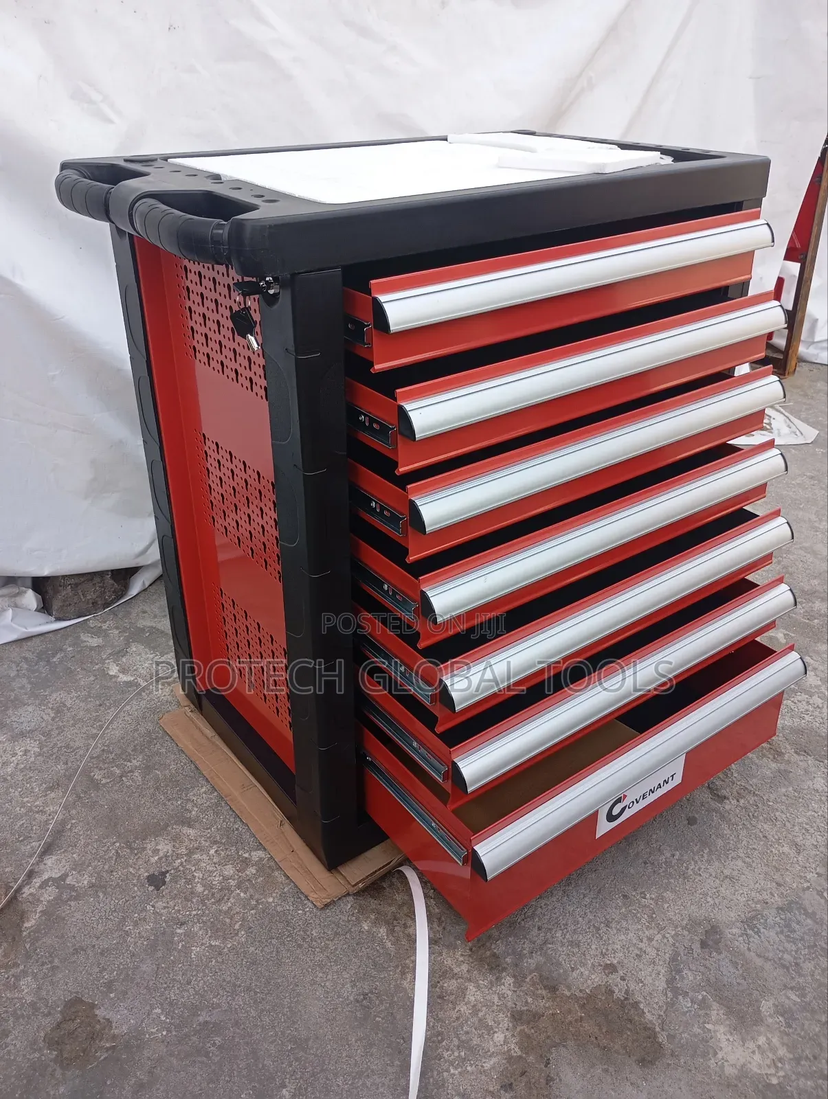 7 Drawers Heavy Duty Empty Trolley Box