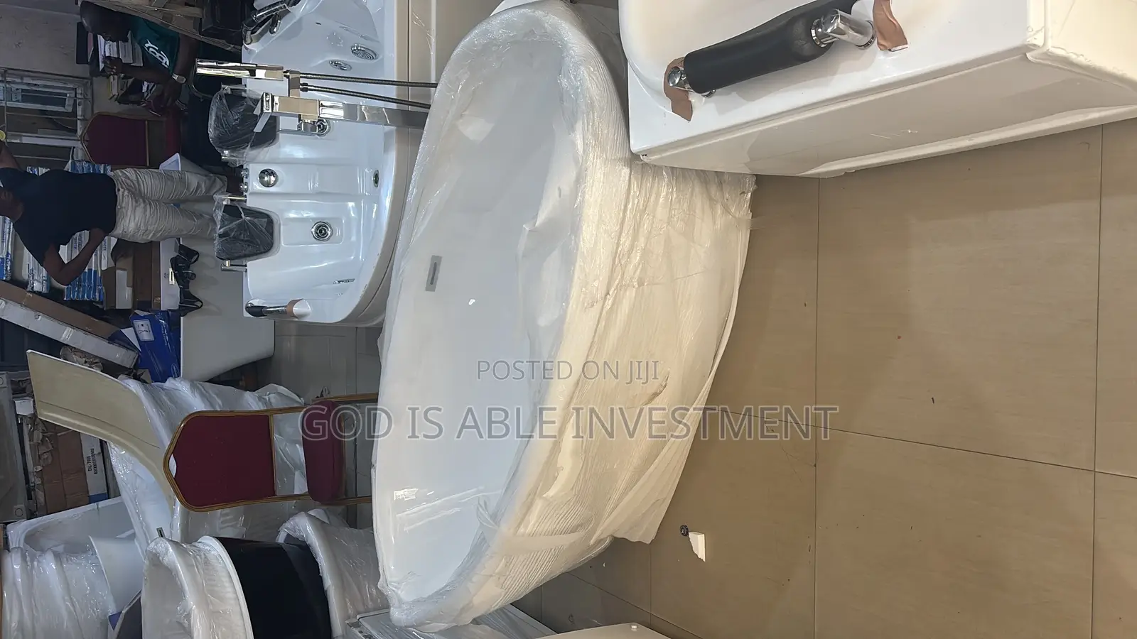 Acrylic White Bathtub