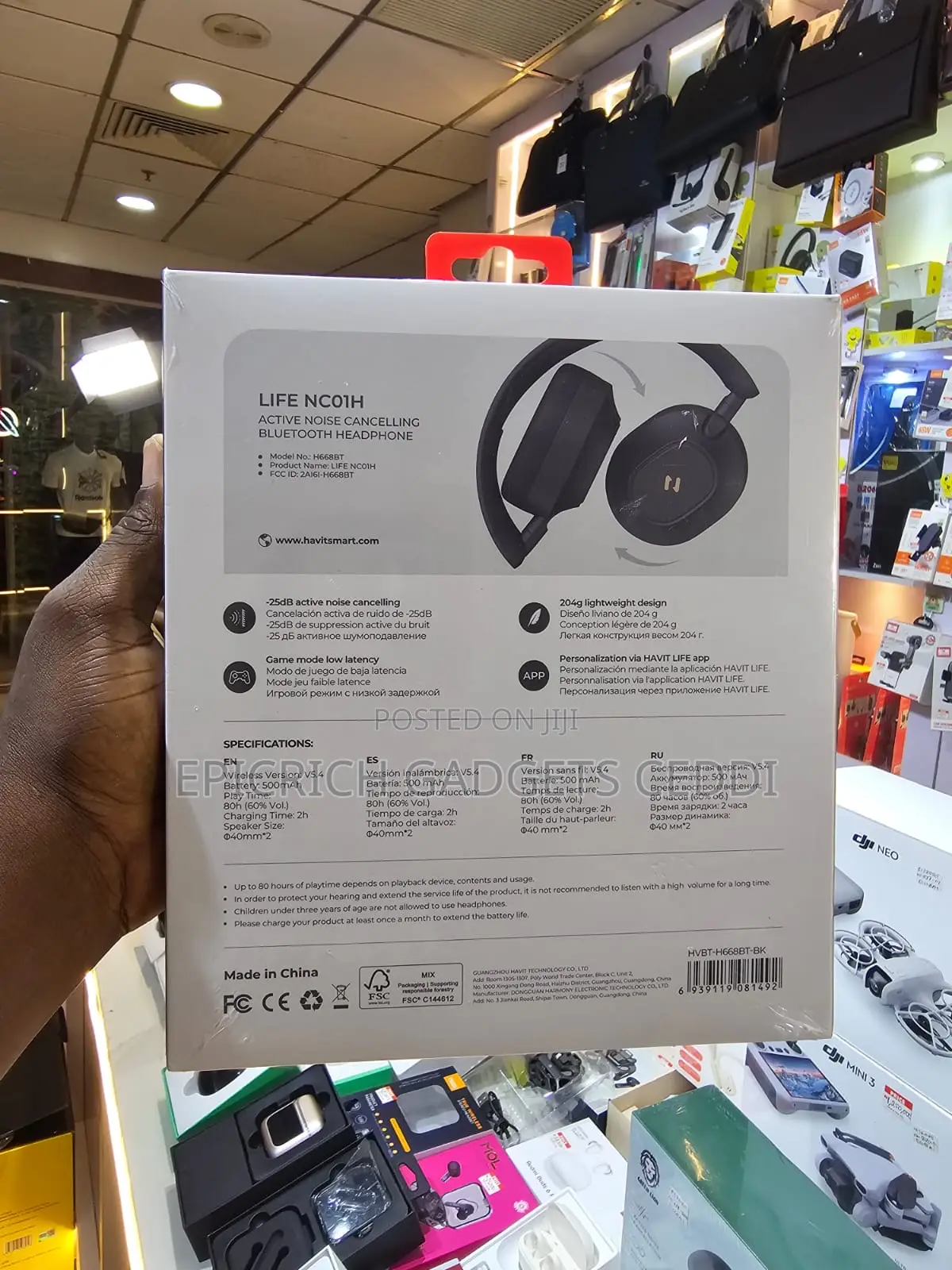 Havit Life Nc01h Active Noise Canceling Bluetooth Headphone