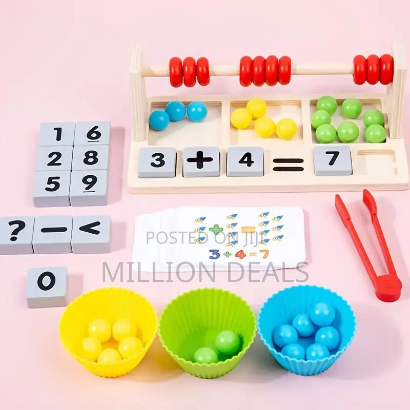 Wooden Toys Colorful Beads Calculation Frame Ages 3+