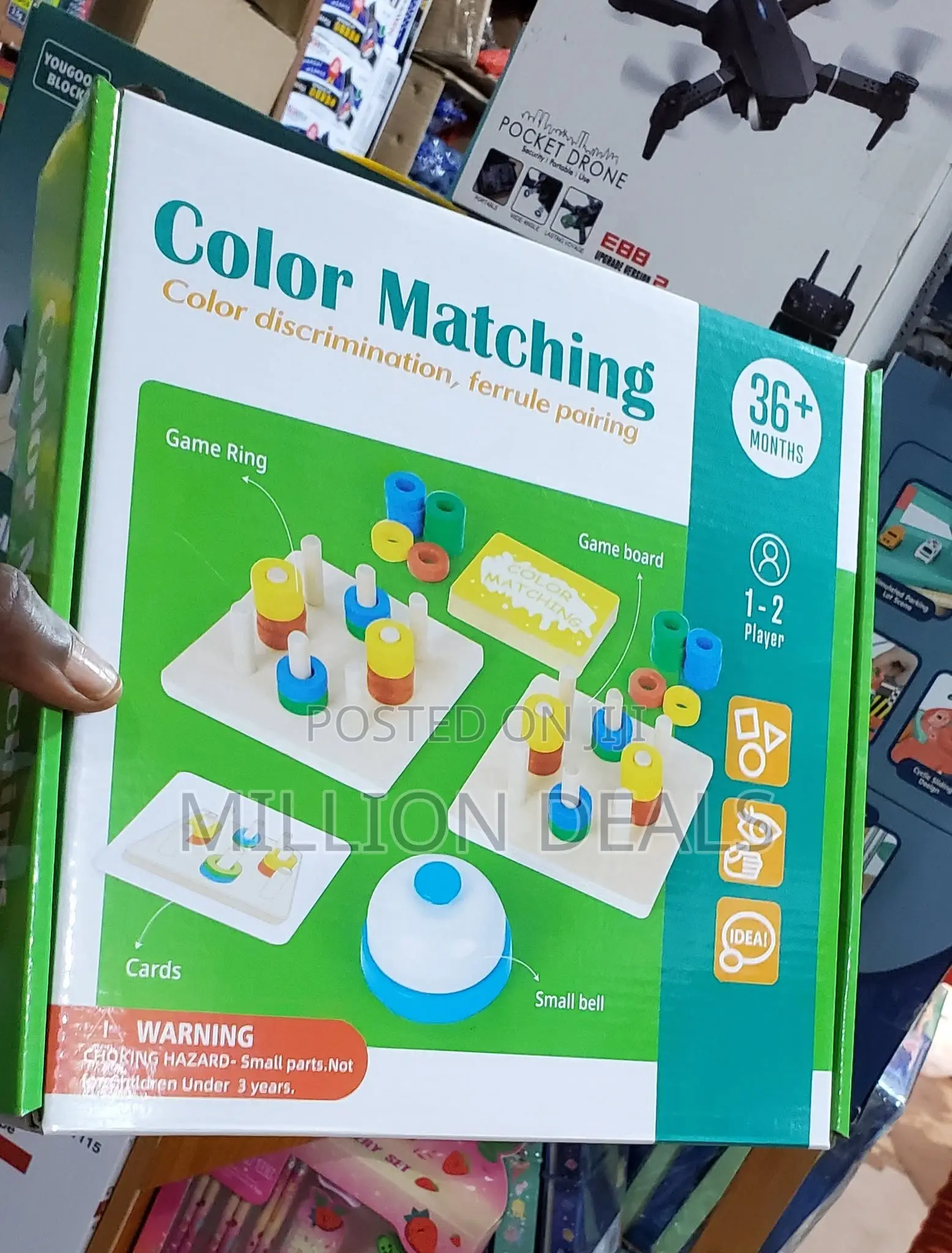 Color Matching Wooden Kids Toy Ages 3+