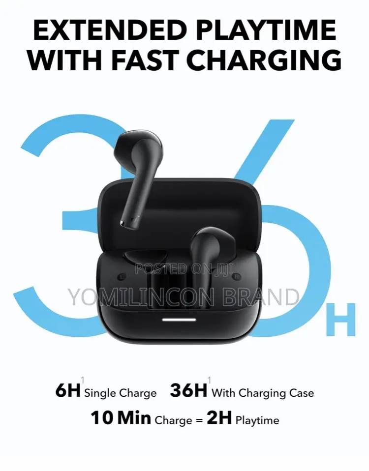 Soundcore K20i by Anker, Semi-in-Ear Earbuds, Bluetooth