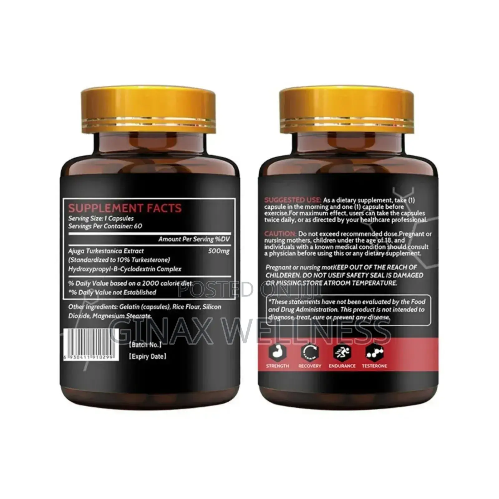 Turkesterone Capsule for Muscle and Energy Boost