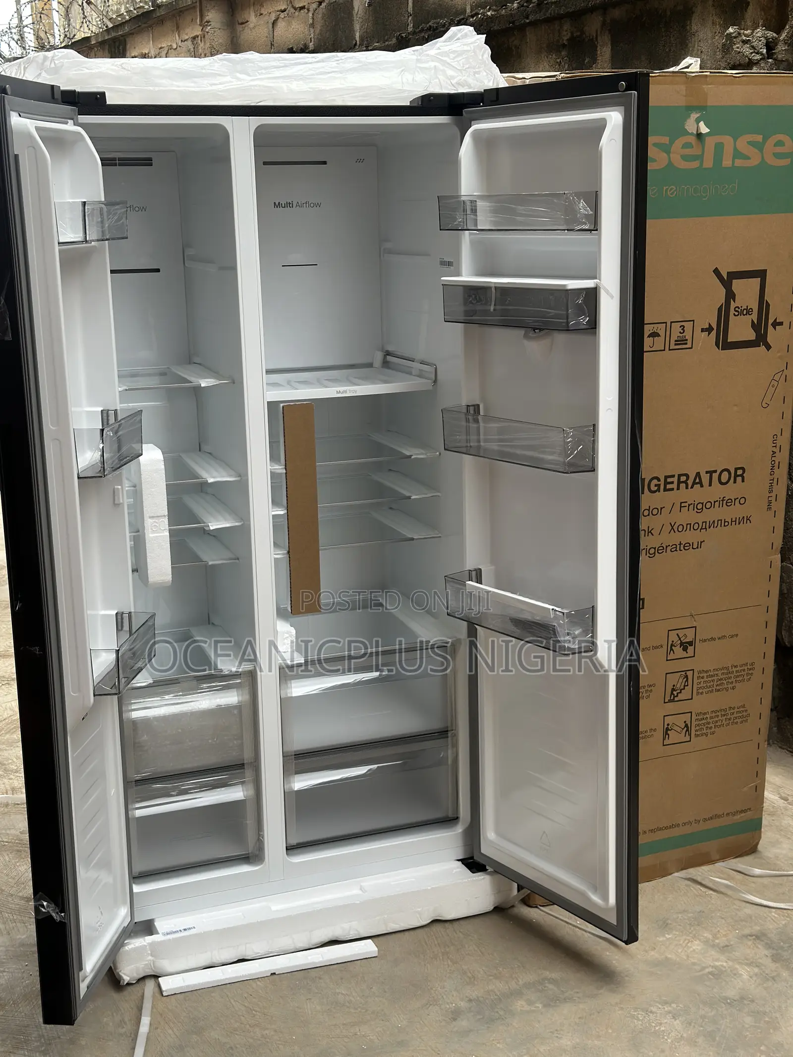 Hisense Articiq 529l Side by Side Refrigerator 5p558nmsg