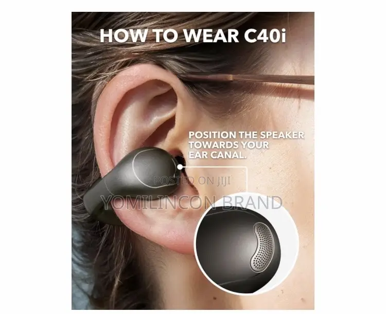 Soundcore C40i | Flexible And Comfortable Clip-on Earbuds
