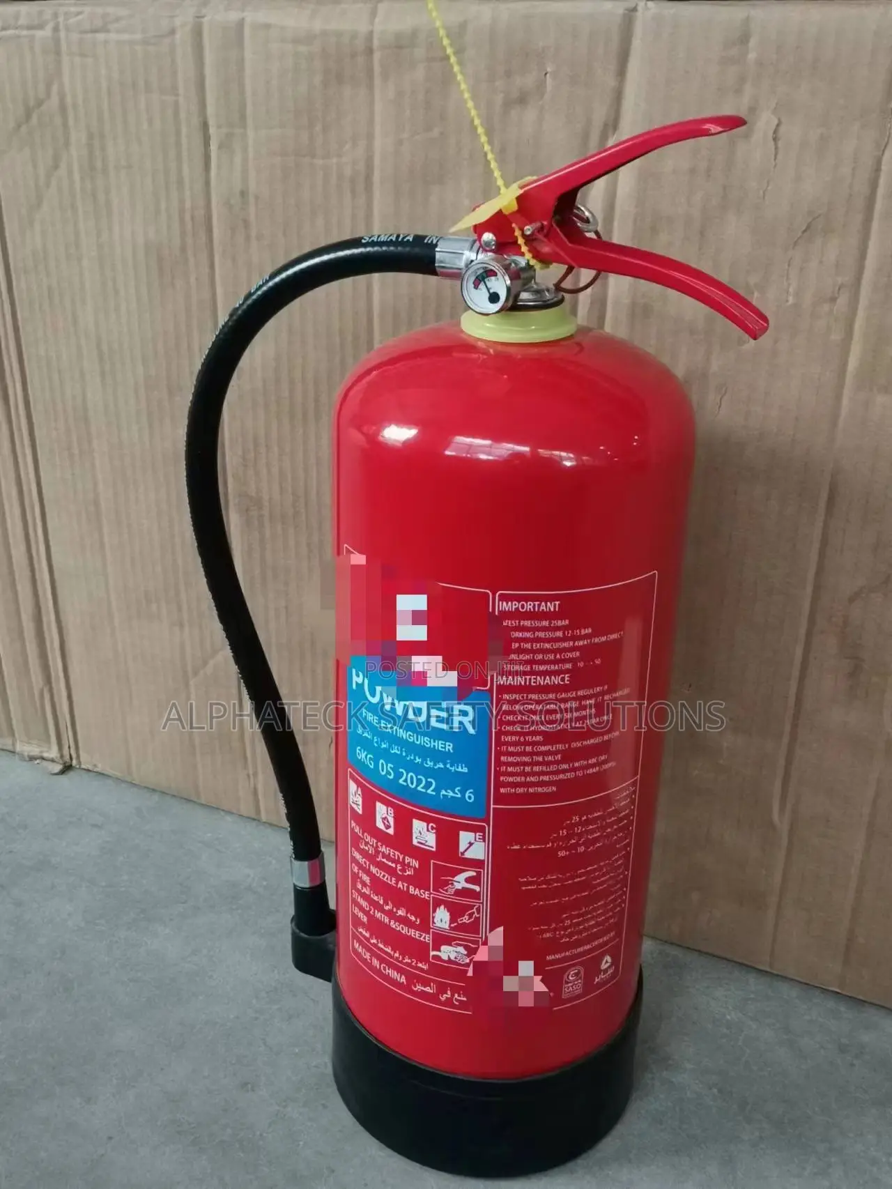 Fire Extinguisher 6kg For Home