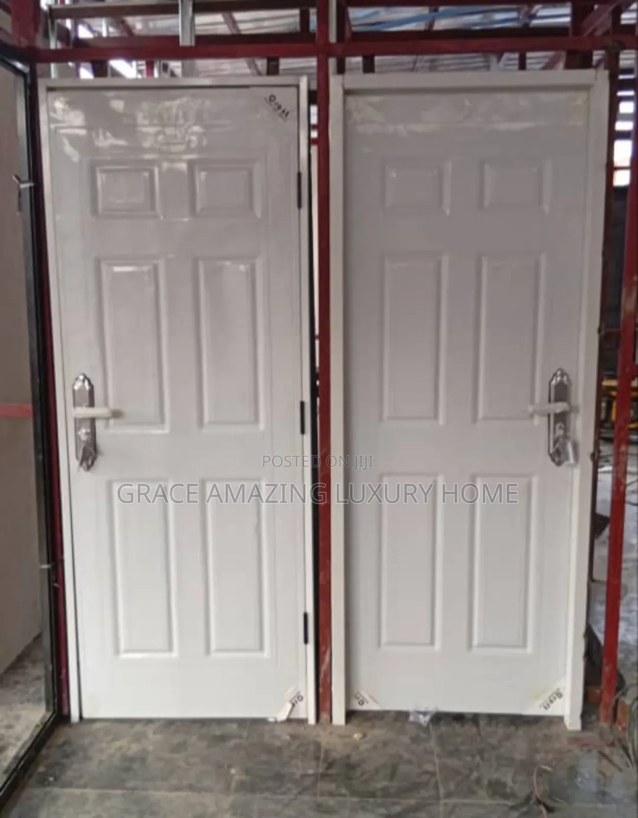 American Panel Door White Colour
