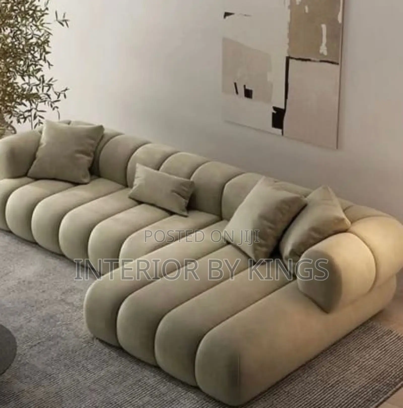 L-Shaped Custom Made Sofa Can Be Made in Preferred Colors