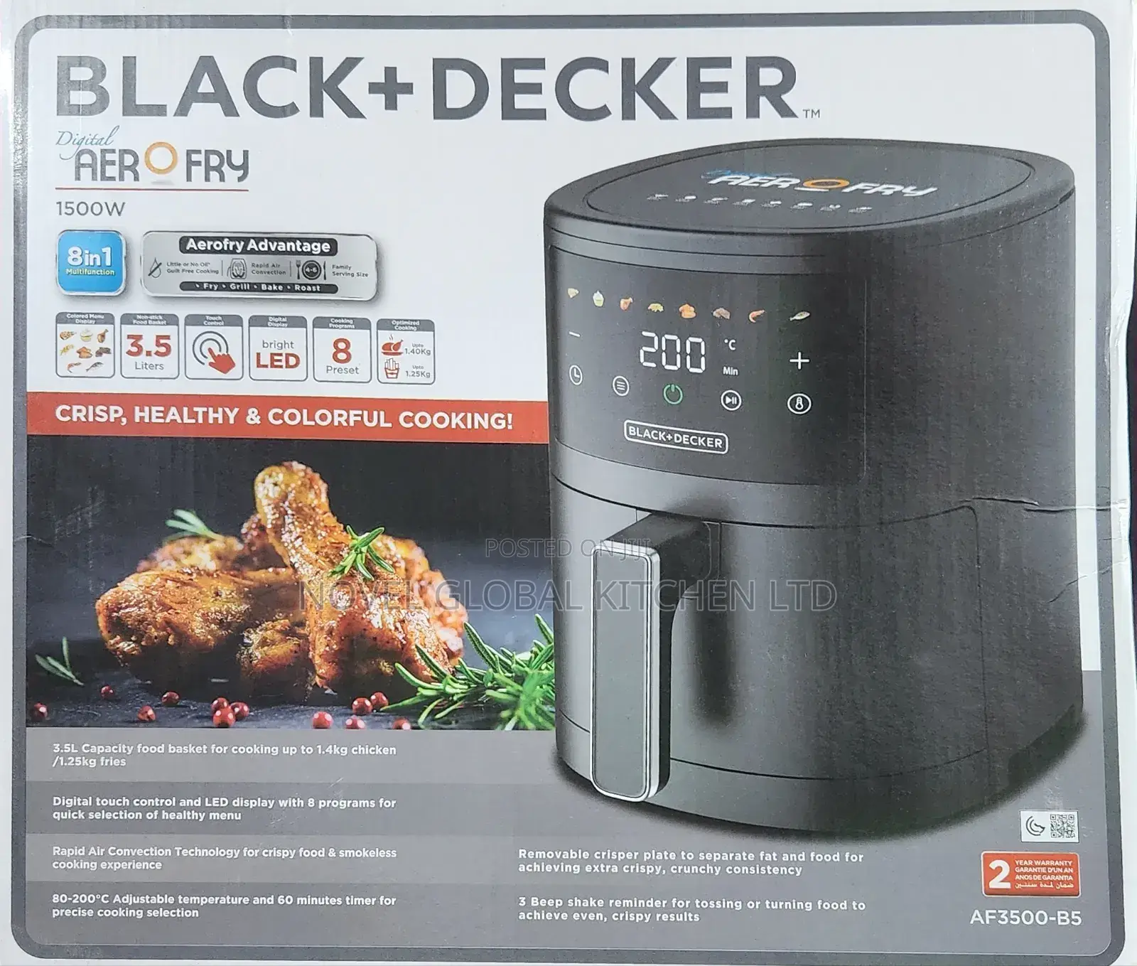 3.5l Black+Decker Aerofry