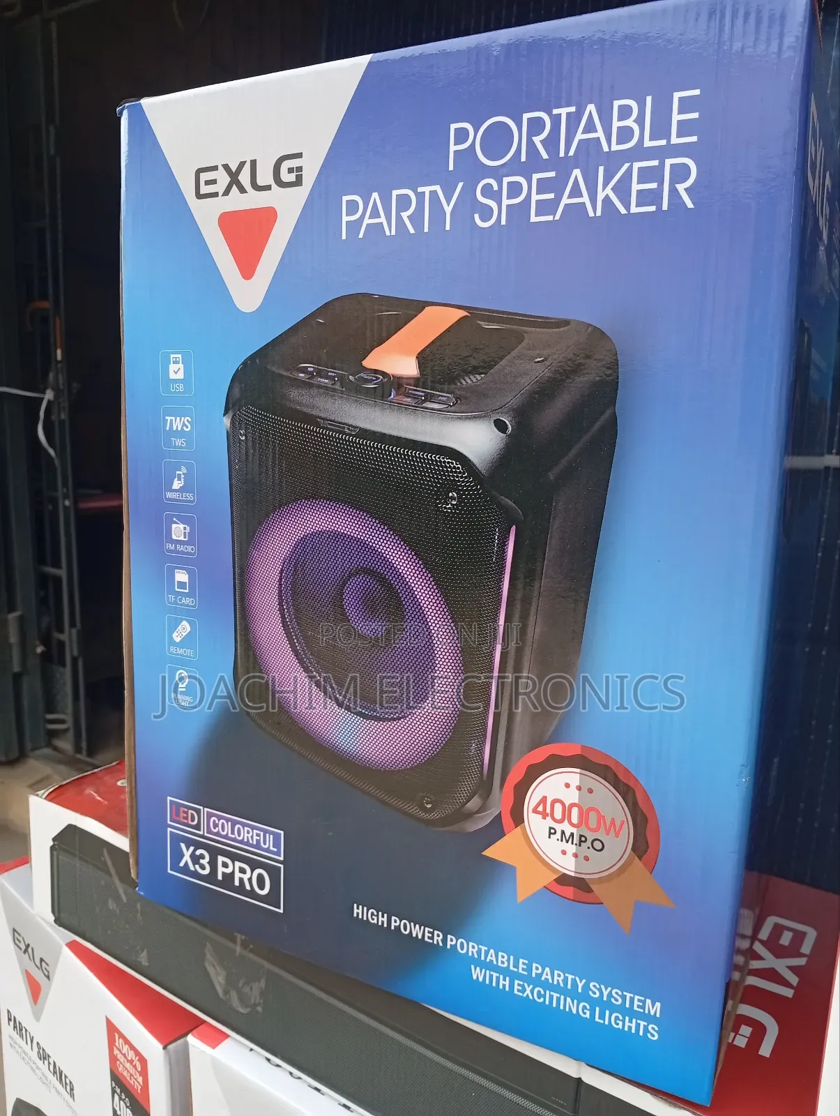 Original Exlg Party Speaker Rechargeable