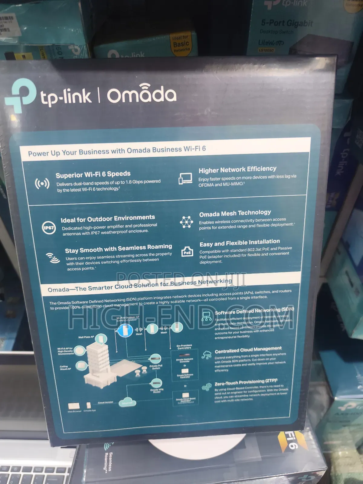 Tp Link Ax1800 Wifi 6 Indoor /Outdoor Access Point Eap610