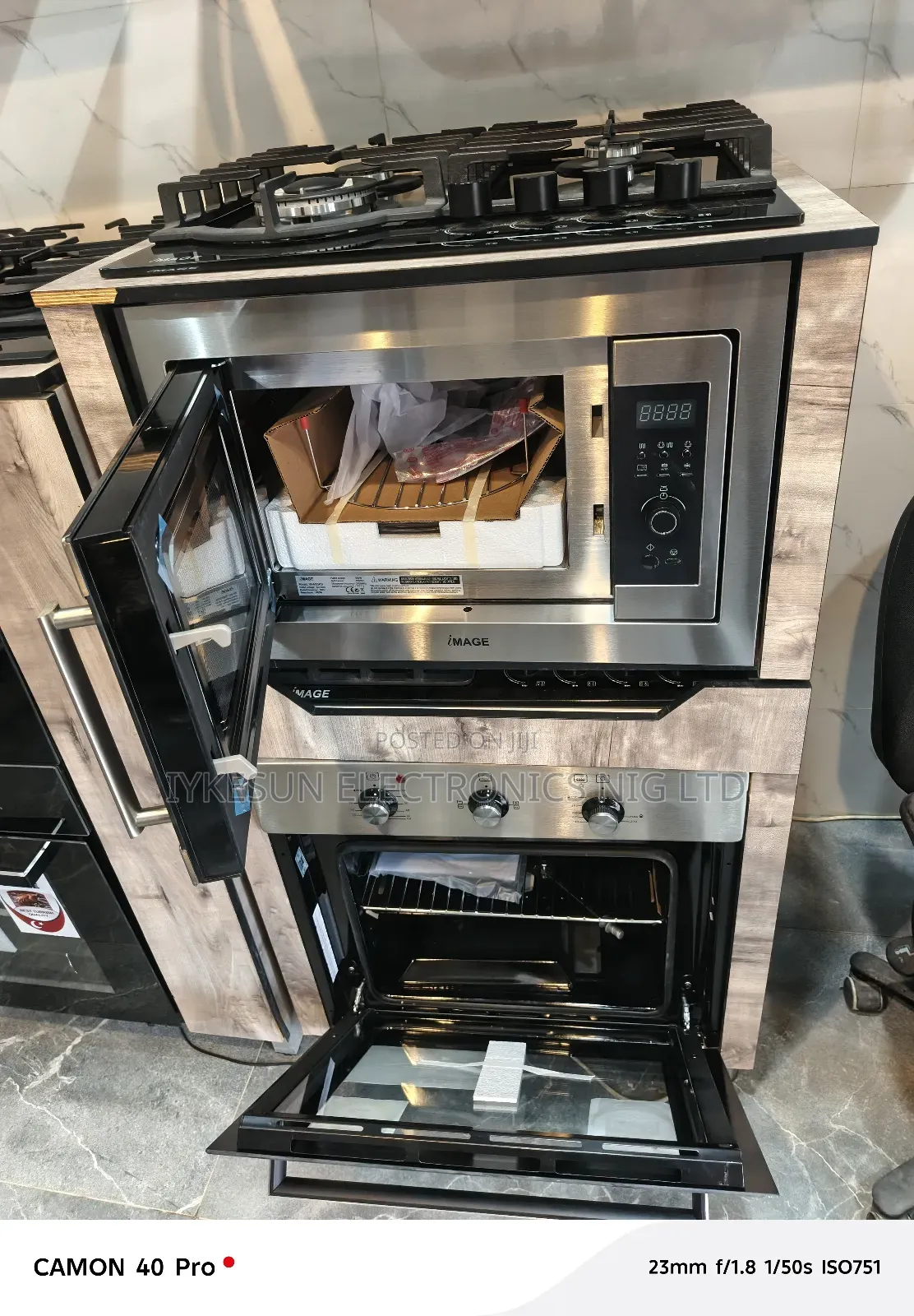 Original Image Built-in 75l Gas Ele Oven 27l Microwave