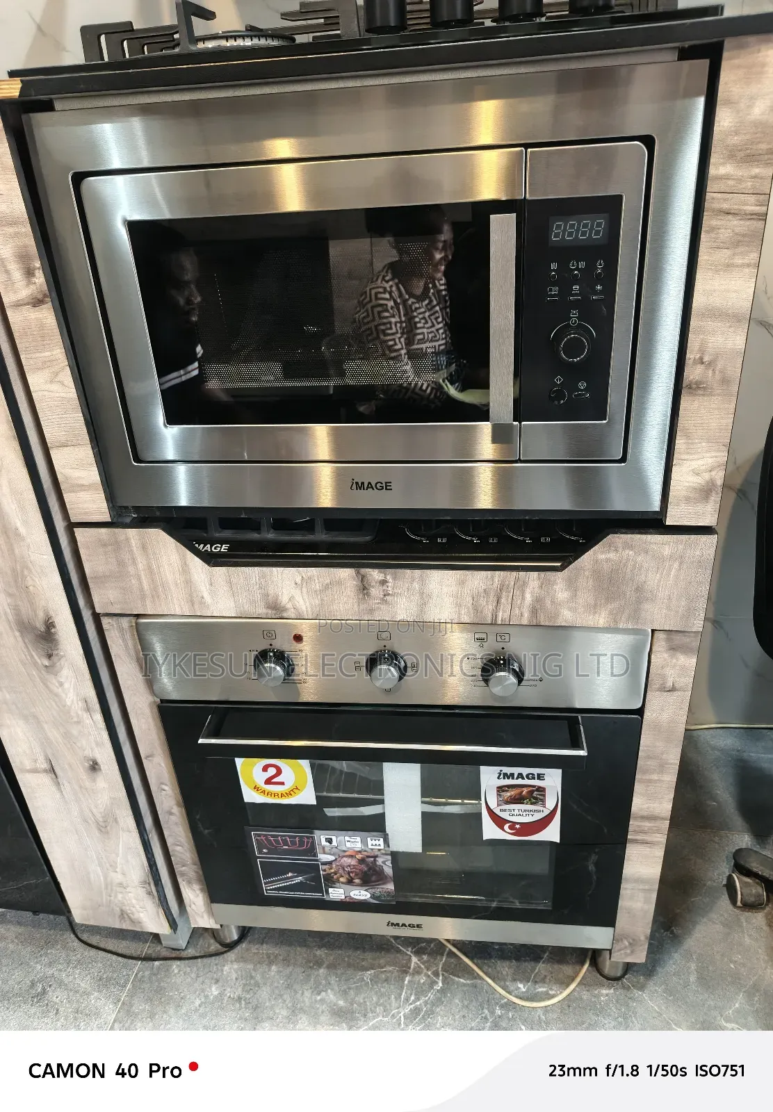 Original Image Built-in 75l Gas Ele Oven 27l Microwave